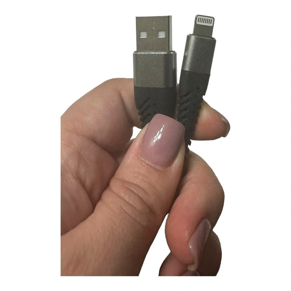 iTECH361 Fast Charging Lightning Flat Braided 6.5ft / 1.98 m Sync/Charge Cable